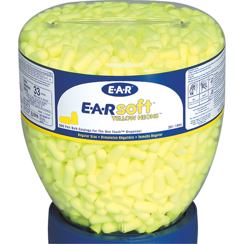 3M EARsoft Yellow Neons Earplugs SAH873 (3911004) Shop Disposable