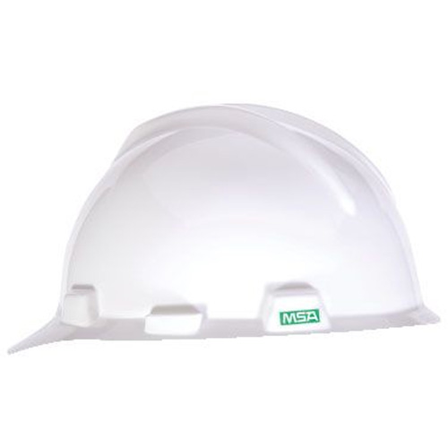 MSA 477482 Casque de s&eacute;curit&eacute; V-Gard de style casquette, R&eacute;pond aux normes CSA type 1, Suspension Rochet, Non ventil&eacute;