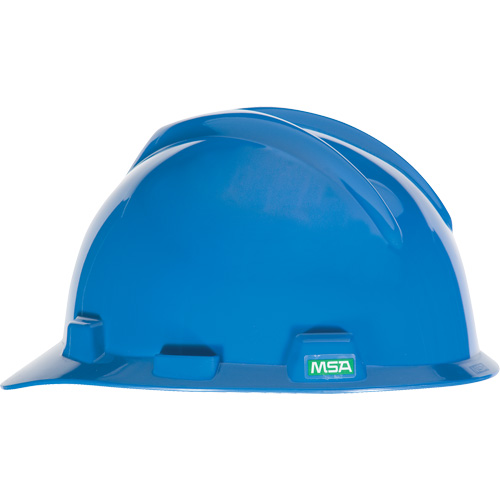 MSA 477478 Casque de s&eacute;curit&eacute; &agrave; fente V-Gard, R&eacute;pond aux normes CSA type 1, Suspension Rochet, Non ventil&eacute;