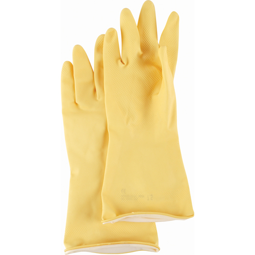 Ansell 6615 Gants de poids moyen, Taille T-Grand/9,5, 12" lo, Latex de caoutchouc, Doublure en Ouat&eacute;e, 18 mils