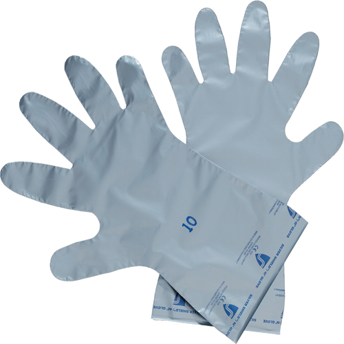 PIP Global Safety SSG/9 Gants Silver Shield s&eacute;rie 4H de North, Taille Grand/9, 16" lo, EVOH/Poly&eacute;thyl&egrave;ne, 2,7 mil