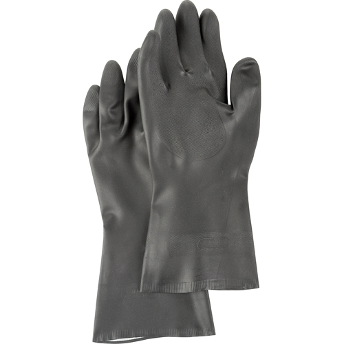 Showa 723S-07 Chloroflex&reg; Gloves, Size Small/7, 12" L, Neoprene, Flock-Lined Inner Lining, 24-mil