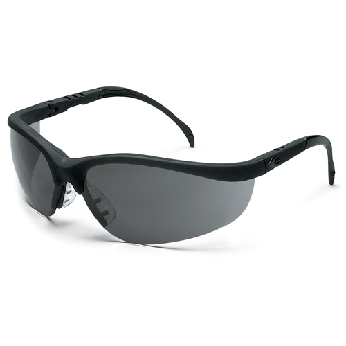 Crews KD112AF Klondike&reg; Safety Glasses, Grey/Smoke Lens, Anti-Fog/Anti-Scratch, Meets/Exceeds CSA Z94.3