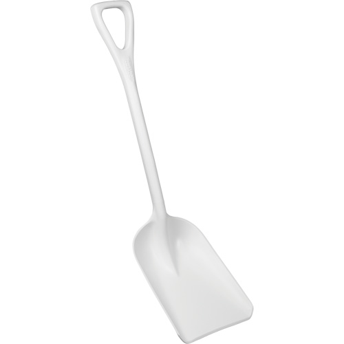 Vikan 69815 Safety Shovels - Hygienic Shovels (One-Piece), 10" x 14" Blade, 37-1/2" Length, Plastic, White