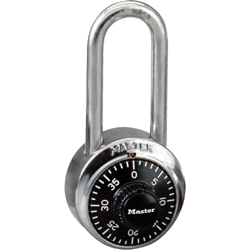 Master Lock 1500LH Padlock, Combination, Hardened Steel, 1-7/8" Width
