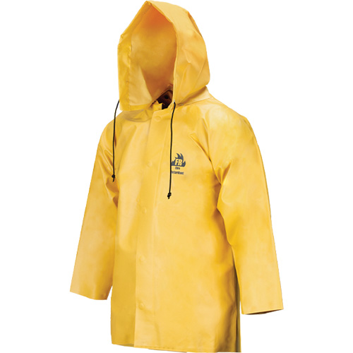 SAM410 Neo Slick Chemical Acid Resistant Rain Jacket X Large Yellow Neoprene