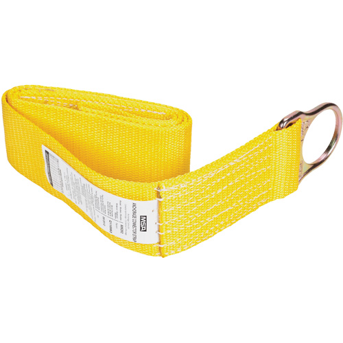 MSA 505282 Anchorage Connector Straps, D-Ring, Temporary Use
