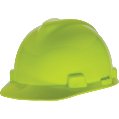 MSA 10061514 Casques de protection V-Gard - Suspensions 1-Touch, R&eacute;pond aux normes CSA type 1, Suspension Glissement rapide, Non ventil&eacute;