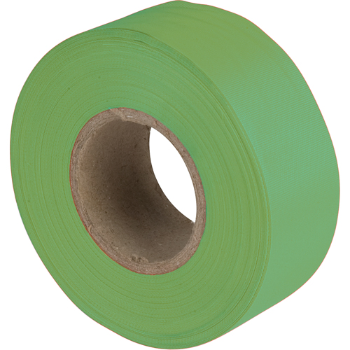 C.H. Hanson 17004 Flagging Tape, 1.1875" W x 150' L, Fluorescent Green