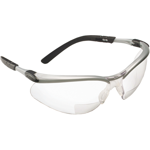 3M 11374-00000-20 BX Reader Safety Glasses, Anti-Fog, Clear, 1.5 Diopter