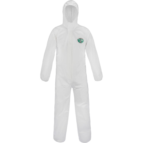 Lakeland CNS428-5X Micromax NS Disposable Coverall, 5X-Large, White, Microporous