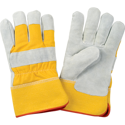 Produits de sécurité Zenith SDL884 Gants d'ajusteur doubl&eacute;s pour l'hiver de premi&egrave;re qualit&eacute;, 2T-Grand, Paume en Cuir de vache refendu, Doublure en Molleton de mousse