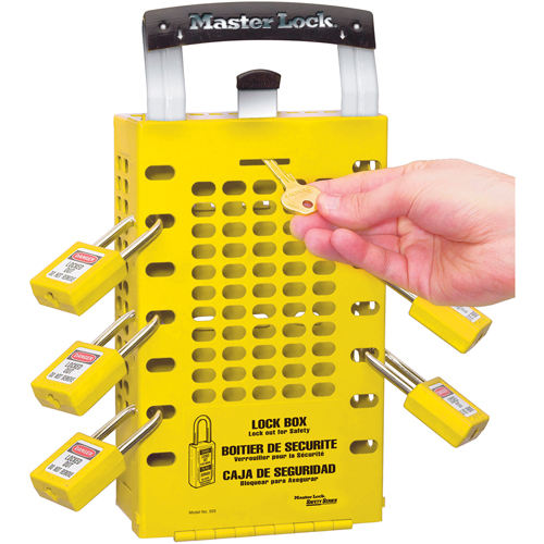 Master Lock 503YLW Bo&agrave;tes de verrouillage Latch Tight, Jaune