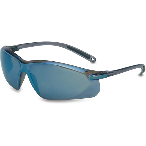 PIP Global Safety A703 Lunettes de s&eacute;curit&eacute; Uvex s&eacute;rie A700, Lentille Bleu/Miroir, Anti-&eacute;gratignures, R&eacute;pond ou surpasse la norme CSA Z94.3