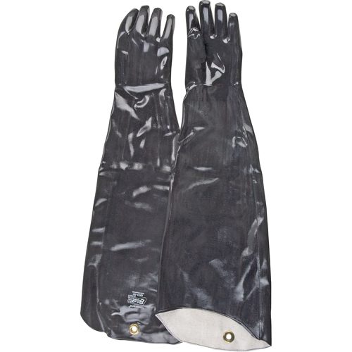 Showa 6731-10 Gants r&eacute;sistants aux produits chimiques, Taille Grand/10, 31" lo, N&eacute;opr&egrave;ne, Doublure en Coton, 58-mil