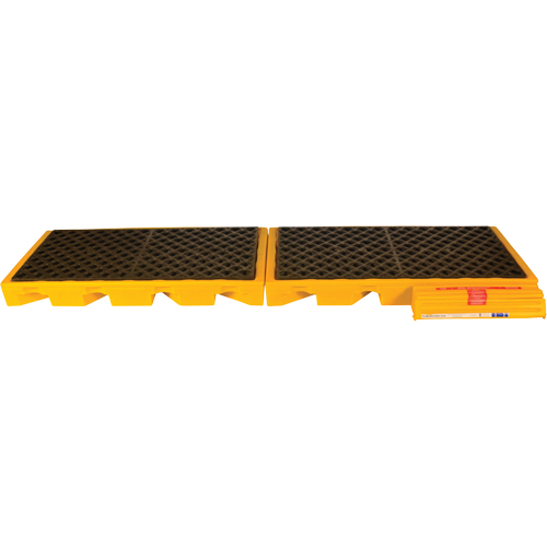 Ultratech 2361 Ultra-Inline Spill Decks&reg;, 110 US gal. Spill Capacity, 104" x 25.9" x 5.8"