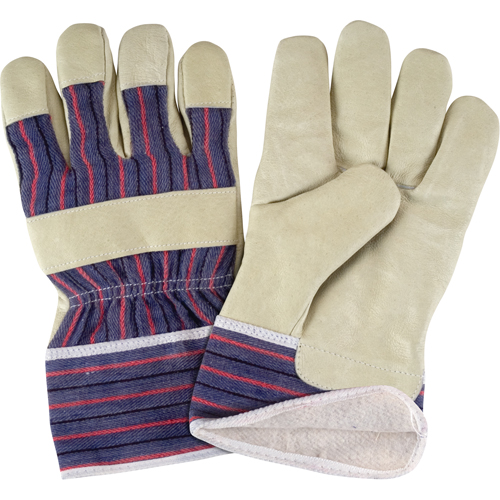 Produits de sécurité Zenith SAP295 Gant pour le travail confortables doubl&eacute;s pour l'hiver, Grand, Paume en Cuir fleur de porc, Doublure en Molleton de coton