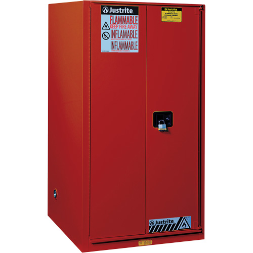 Justrite 896011 Sure-Grip&reg; EX Combustibles Safety Cabinet for Paint and Ink, 96 gal., 5 Shelves