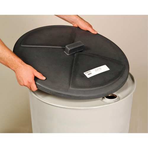 Enpac 3065-BK Poly-Drum Topper, For 55 US gal (45.8 imp. Gal.)