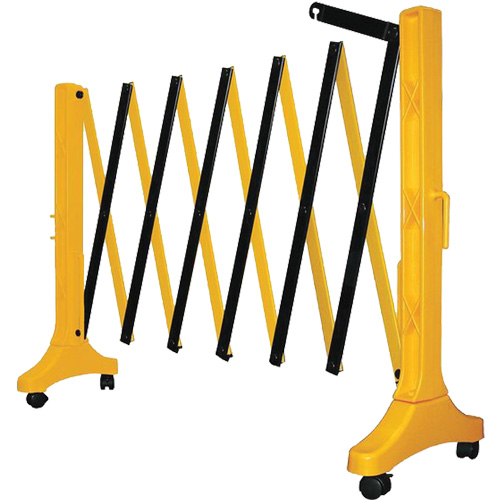 MLR International XPANDIT Xpandit Barricade, 36" H x 11.5' L, Black/Yellow