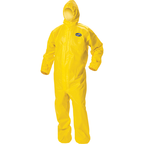 Ansell 09814 Kleenguard A70 Coveralls, X-Large, Yellow, Polypropylene
