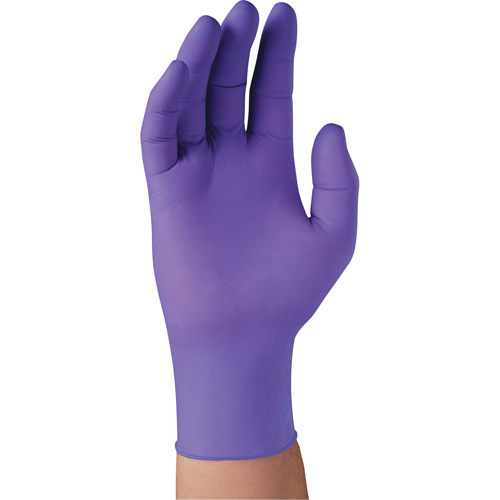 Ansell 55082 Kimtech Examination Gloves, Medium, Nitrile, 6-mil, Powder-Free, Purple, Class 2