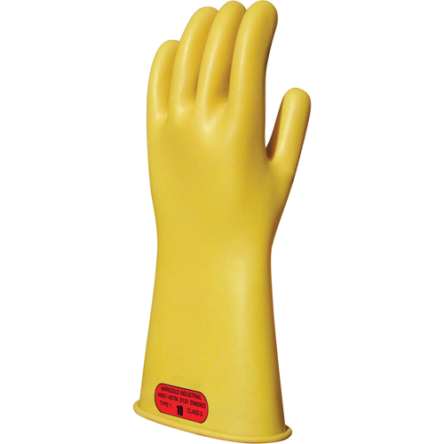 Ansell RIG011Y120 ActivArmr&reg; Electrical Insulating Gloves, ASTM Class 0, Size 12, 11" L