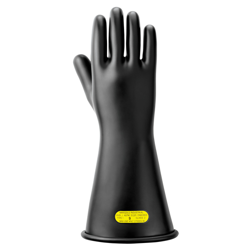 ActivArmr RIG214B100 Gants isolants en caoutchouc naturel noir, ASTM classe 2, Taille 10, 14" lo