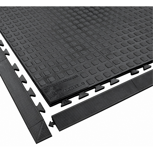 Wearwell 502.58X1X3BK Rejuvenator&reg; Connect Mat No. 502