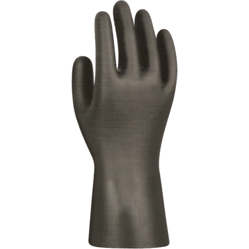Showa 9700PFS Nighthawk Defender Gloves, 7/Small, Nitrile, 6-mil, Powder-Free, Black