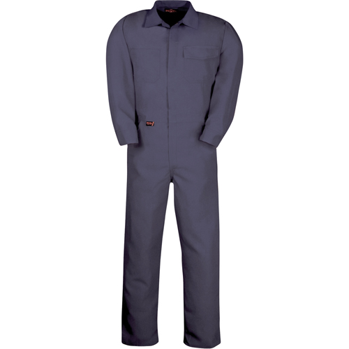 Big Bill TX1100N6-R-NAY-40 Nomex&reg; IIIa 6 oz. Work Coveralls, Size 40, Navy Blue