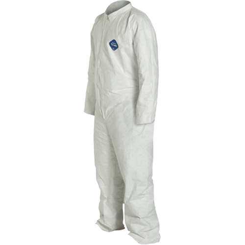 Dupont Personal Protection TY120S-LG Combinaisons, Grand, Blanc, Tyvek 400