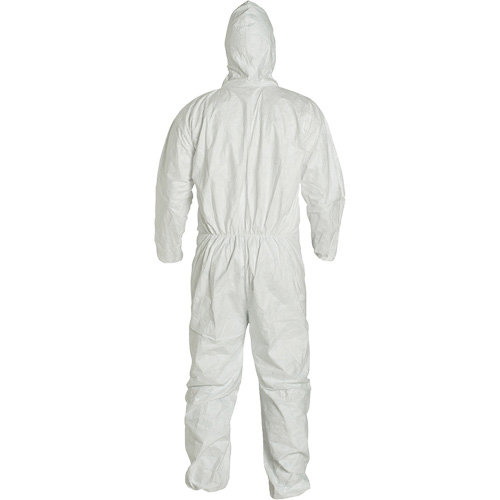Dupont Personal Protection TY127S-XL Hooded Coveralls, X-Large, White, Tyvek&reg; 400