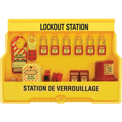 Master Lock S1850E410FRC Postes de verrouillage &eacute;lectrique, Cadenas Thermoplastique, Capacit&eacute; de 16, Cadenas Compris