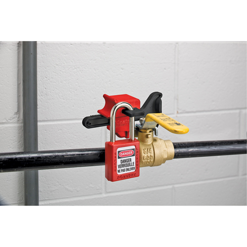 Master Lock S3068 Seal Tight Handle-On Valve Lockouts, Ball Type