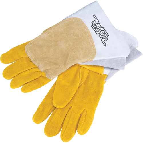 Weld-Mate SAV008 Gants de soudage pour pipelinier, Cuir de vache refendu, Taille Grand