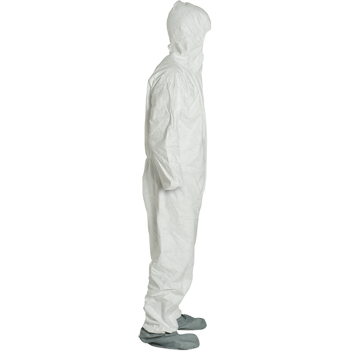 Dupont Personal Protection TY122S-XL Coveralls, X-Large, White, Tyvek&reg; 400