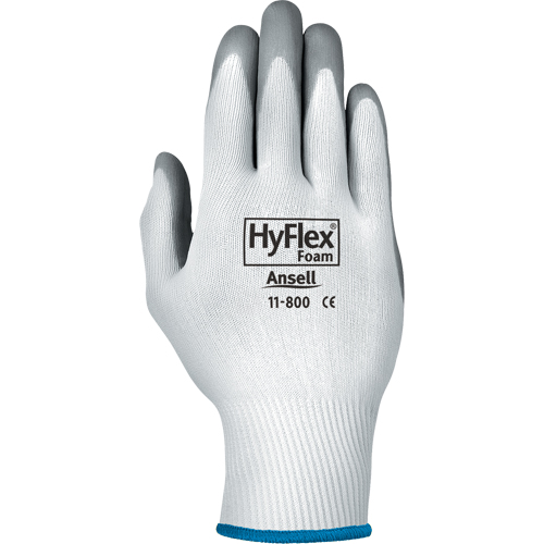 Ansell 1180011110 Gants Hyflex 11-800, 11/2T-Grand, R&ecirc;vetement Mousse de nitrile, Calibre 15, Enveloppe en Nylon