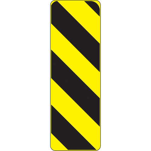 Accuform NMC FRW825RA Panneau de circulation - danger, 24" x 6", Aluminium, Pictogramme