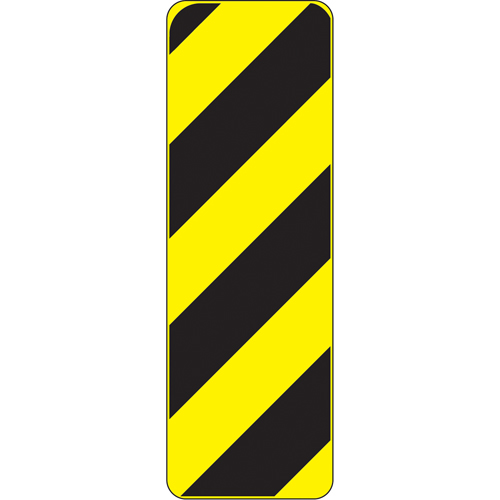 Accuform NMC FRW846HP Panneau de circulation - danger, 12" x 36", Aluminium, Pictogramme