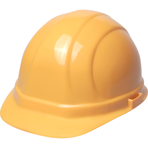 Delta Plus 14ORC49932-YEL ERB Omega II Safety Cap, Meets CSA Type 2, Ratchet Suspension, Non-Vented