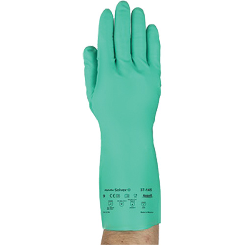Ansell 3714511110 Solvex&reg; 37-145 Gloves, Size 2X-Large/11, 13" L, Nitrile, 11-mil