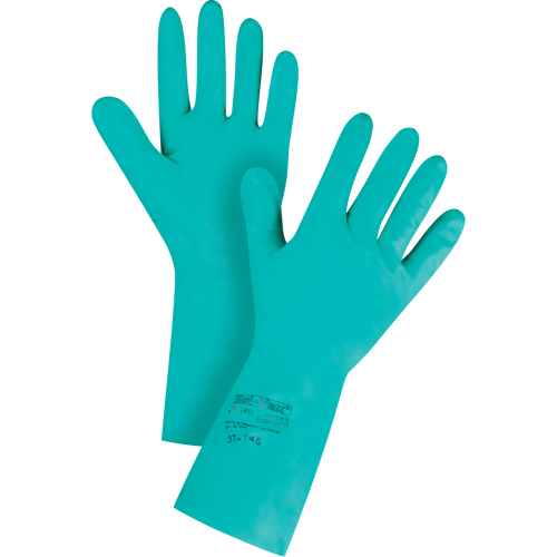 Ansell 3714511100 Solvex&reg; 37-145 Gloves, Size X-Large/10, 13" L, Nitrile, 11-mil