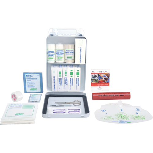 SAFECROSS Regulation First Aid Kits, Alberta, Metal Box SAY133 (50103