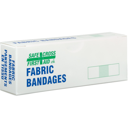 Safecross 02122 Bandages, Rectangular/Square, 3", Fabric, Sterile