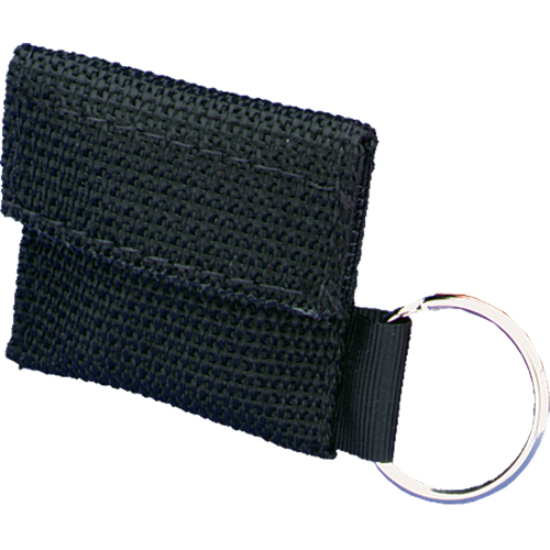Safecross 17750 CPR Faceshields In Pouch with Key Ring, Single Use Faceshield, Class 2