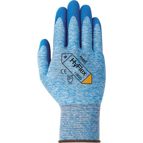 Ansell 1192011100 Hyflex&reg; 11-920 Gloves, 10/X-Large, Nitrile Coating, 15 Gauge, Nylon Shell