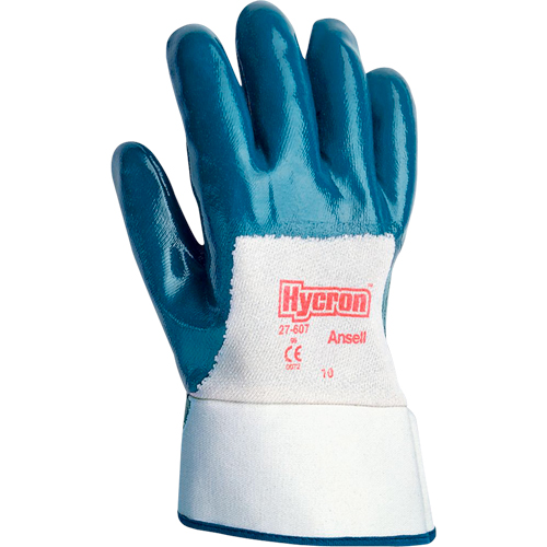 Ansell 2760711100 Hycron&reg; 27-607 Gloves, 10/X-Large, Nitrile Coating, Cotton Shell