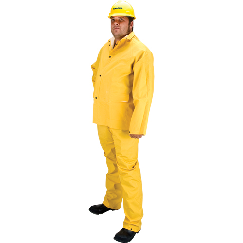 Zenith Safety Products SEH106 RZ600 Flame Resistant Rain Suit, Small, Yellow