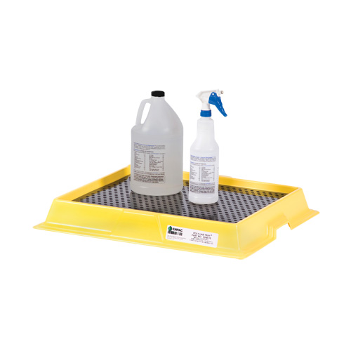 Enpac 5248-YE Poly-Labtray, 25.5" L x 22" W x 3.25" H, 2.5 US gal. Spill Capacity